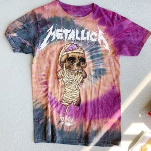 METALLICA Tie Dye Band Tee